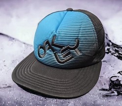 Oakley Novelty Logo Trucker Hat Atomic Blue Snapback Motorsports Mens - €10,38 EUR