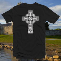 Celtic Cross #2 COTTON T-SHIRT Irish Viking Rune Saxon Christian Symbol - $17.79+