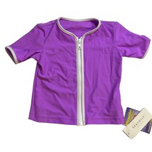Seafolly Purple Zip Front Rash Guard Size 1 / 12-18 Months New - $28.06