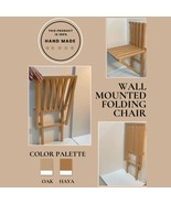 Wall mounted Folding Chair, Entrance Hall Chair, Space Saving Wall Mount... - $4,458.24 MXN