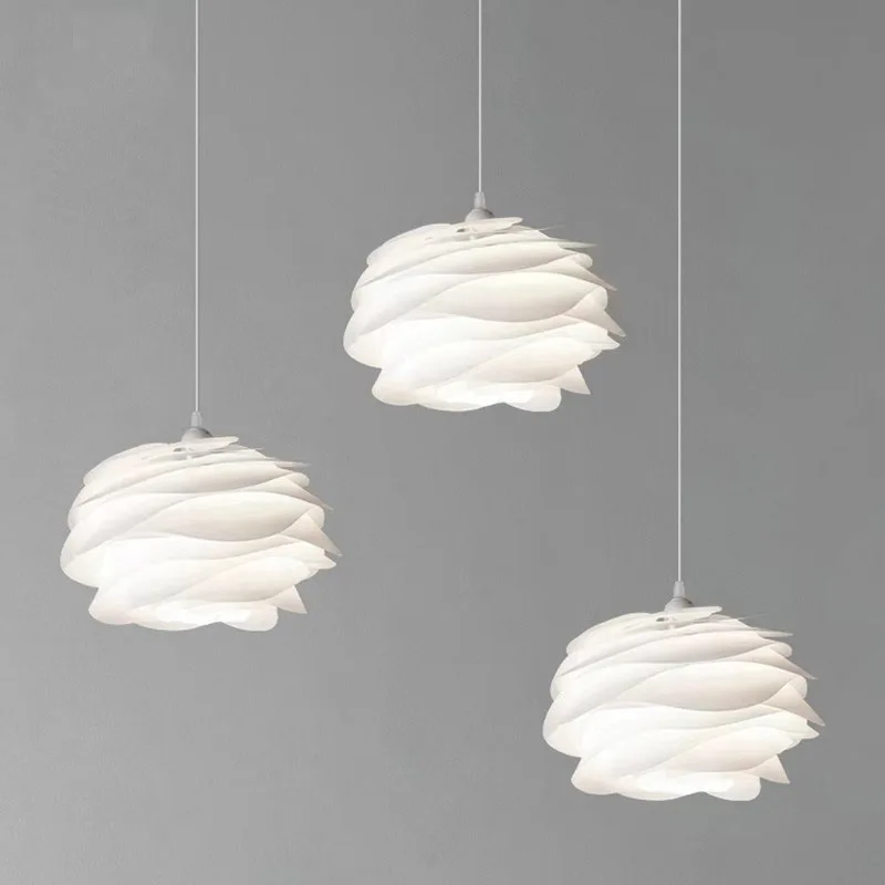 Danish Designer White Rose Ceiling Pendant Light for Living Room Kitchen... - £72.48 GBP+