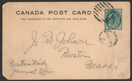 CANADA 1897-98 Clearance  Fine Used Post Card - £1.00 GBP