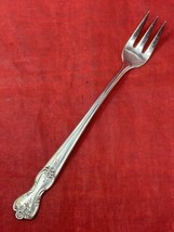 WM Rogers Mfg Co Magnolia Original 5.5&quot; Seafood Coctail 3 Prong Fork Extra Plate - £4.61 GBP
