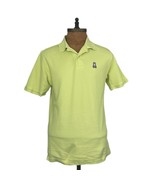 Psycho Bunny Men&#39;s Short Sleeve Polo Shirt Size 6 US L Lime Pima Cotton - £45.10 GBP