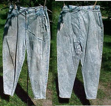 CHEROKEE JEANS,W29&quot;xL30&quot;;SIZE 12;GRUNGED;VINTAGE RETRO  - $9.99