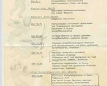 Hotel Sonnenhof Menu Konigstein Germany 1972 - £14.24 GBP