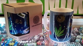 Alaska green flag  15oz ceramic tick mug - $19.99