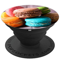 Colorful Festive Holiday French Macarons Picture - PopSockets Grip and S... - $15.00