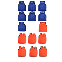 Scrimmage Team Training Pinnies Vests Blue Orange 3XL Soccer Football Basketball - £31.96 GBP