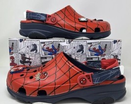Marvel Team Spider-Man x CROCS All Terrain Clog Men&#39;s Size 13 208782-410 - £55.00 GBP