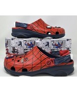 Marvel Team Spider-Man x CROCS All Terrain Clog Men&#39;s Size 13 208782-410 - £55.15 GBP