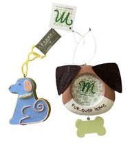 Midwest-CBK Dog Cookie and Photo Frame Christmas Ornament Lot of 2 - $11.62