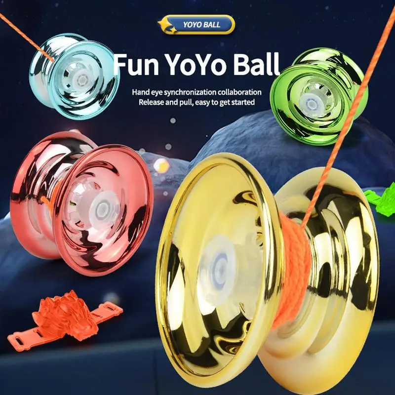 Professional Magic Yoyo Alloy Yoyo High Speed Unresponsive Yo Yo Classic Toys - £8.04 GBP+