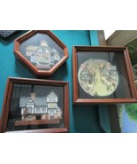 DAVID WINTER COTTAGES ENGLAND SCULPTURE IN SHADOW BOX PICK1 - $61.54 CAD