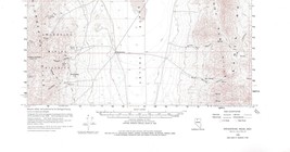 Awakening Peak Quadrangle, Nevada 1958 Map Vintage USGS 1:62,500 Topographic - £17.37 GBP