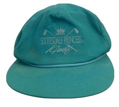Vintage Scottsdale Princess Golf Trucker Hat ROPE Adjustsble Strap  - £44.13 GBP