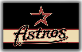 Houston Astros Team Baseball Flag 90x150cm 3x5ft Super Banner - $13.95