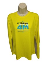 2017 NYRR New York Road Runners Al Gordon 4M Race Womens Large Yellow Jersey - £14.19 GBP