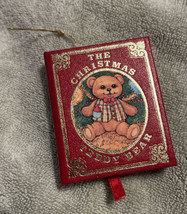 1984 VTG KURT ADLER CHRISTMAS TEDDY BEAR ORNAMENT MINIATURE BOOK by Marr... - $19.58