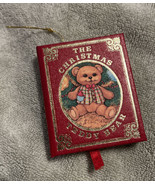 1984 VTG KURT ADLER CHRISTMAS TEDDY BEAR ORNAMENT MINIATURE BOOK by Marr... - £14.63 GBP