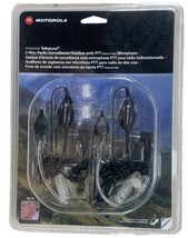 Motorola 1518 Compatible Surveillance Headset with Push-To-Talk Microphone Talk - £31.23 GBP
