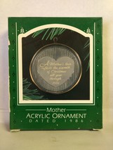 Hallmark Ornament 1986 - Mother - £11.72 GBP