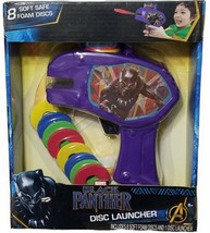 Marvel Black Panther 1 Disc Launcher With 8 Soft Safe Foam Discs (5+) New in Box - £7.78 GBP
