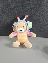 Kaisiyang Whimsical Multi-Colored Bear in Butterfly Wings Outfit Custom 9&quot; NWT - £10.48 GBP