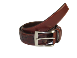 Men Genuine Leather Belt PIERO ROSSI Turkey Soft Full Grain Stitched #13... - £31.44 GBP