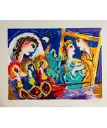 Zamy Steynovitz Bride and Groom H/S Limited Lithograph on Paper Married Love Art - $242.55