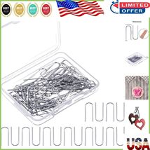 100 Pcs High-Temp Nichrome Wire Jump Rings with Box - 21 Gauge, DIY Esse... - $19.92 CAD