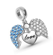 Surprising Love Charm Pendant 925 Sterling Silver Rose - £97.87 GBP