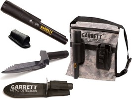 Edge Digger With Sheath, Garrett Pro-Pointer Ii, And Camo Finds Pouch Combo. - £160.02 GBP