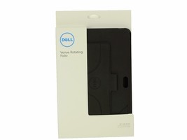 Dell Venue 10 Pro 5056 Rotating Folio Flip Cover Black 4T6JT - $14.99
