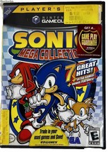 Sonic Mega Collection  Players Choice Manual &amp; PW Nintendo Gamecube - HEDGEHOG - £11.95 GBP