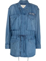 Polo Ralph Lauren Denim &amp; Supply Womens Military Denim Field Jacket Size... - £136.28 GBP