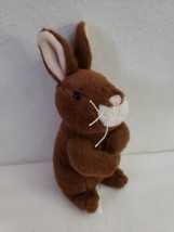 Ganz Lil Cottonballs Bunny Rabbit HE9625 Plush Stuffed Animal Dark Brown White - £19.45 GBP
