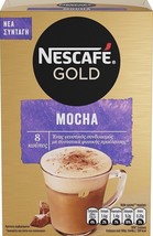 NESCAFE GOLD MOCHA CAPPUCCINO LATTE COFFEE DRINK 8 Sticks X 18gr - $10.76