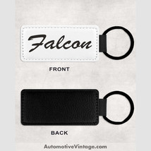 Ford Falcon Leather Car Keychain - $14.65