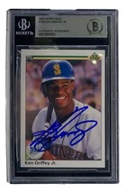 Ken griffey signed slabbed 90 ud 156 bas clipped rev 1 thumb200