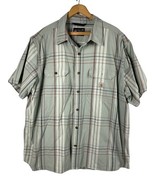 Carhartt Shirt Size 2XL Loose Fit Mens Button Down Short Sleeve Plaid Wo... - $742.70 MXN