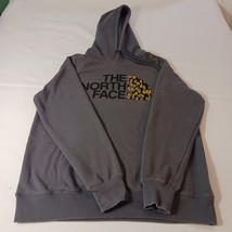 The North Face Women’s Gray Cotton Blend Drawstring Hoodie Sweatshirt Si... - $13.85