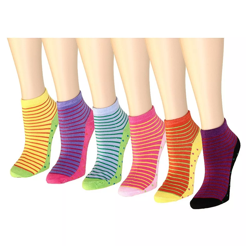 12 Pairs Multi Color Womens Quarter Ankle Socks Size 9-11 - £16.49 GBP