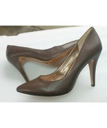 BCBG Sz 8 Pointy toe brn leather Heels Shoes Pumps BCBGENERATION Cielo P... - £19.46 GBP