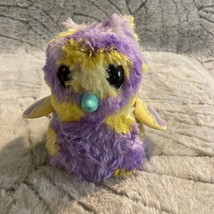 Hatchimals Mystery &quot;Elefly&quot; Interactive Limited Edition Purple Yellow Fluffy 5”H - £7.56 GBP