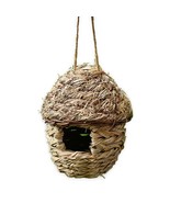 Hand-Woven Grass Haven: A Safe and Cozy Retreat for Birds - £9.34 GBP+