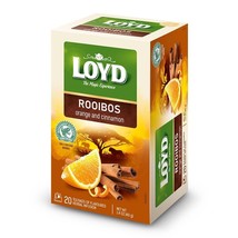 LOYD ROOIBOS  tea: ORANGE &amp; CINNAMON -1 box/ 20 tea bags  FREE SHIPPING - $9.20