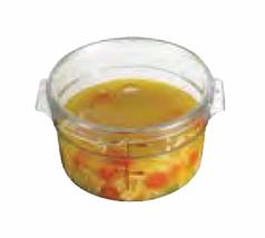 Cambro (RFSCWC1135) Lid for 1-Quart Round Container - Camwear® - $15.80