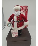 Vintage 1989 Avon Christmas with Santa Porcelain Doll w Stand W Box Tree... - £17.86 GBP