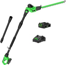 The Cordless Soyus Pole Hedge Trimmer Is An 18-Inch Electric, And A Charger. - £132.90 GBP